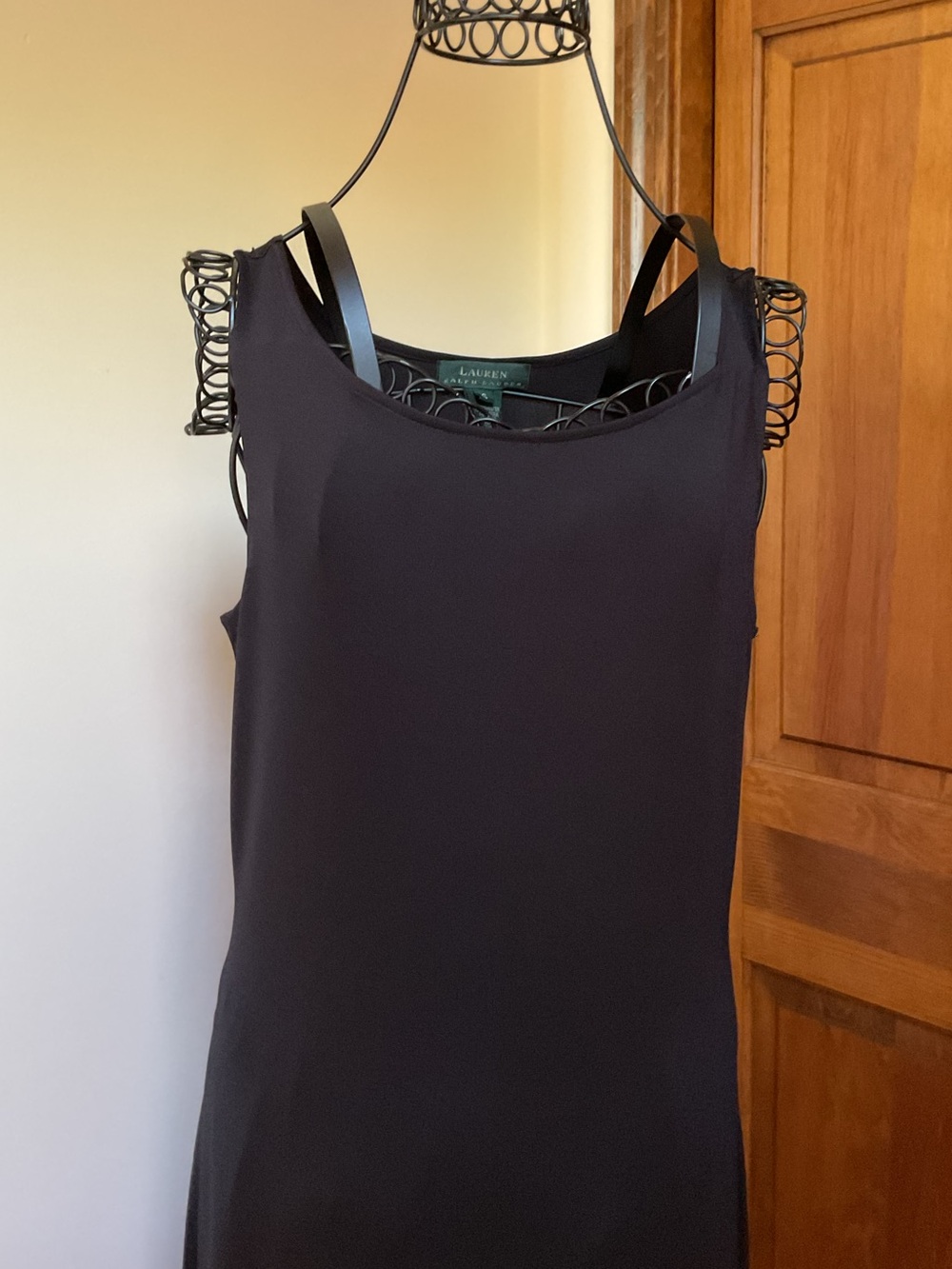Lauren Ralph Lauren Black Sleeveless Maxi Dress, Small - Picture 4 of 6